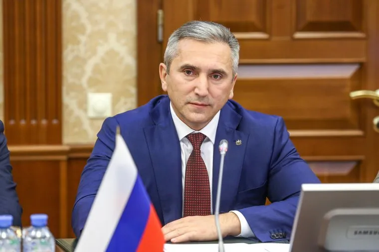 Встреча губернатора Тюменской области Александра Моора и консула Германии в Тюмени Матиаса Крузе. Тюмень