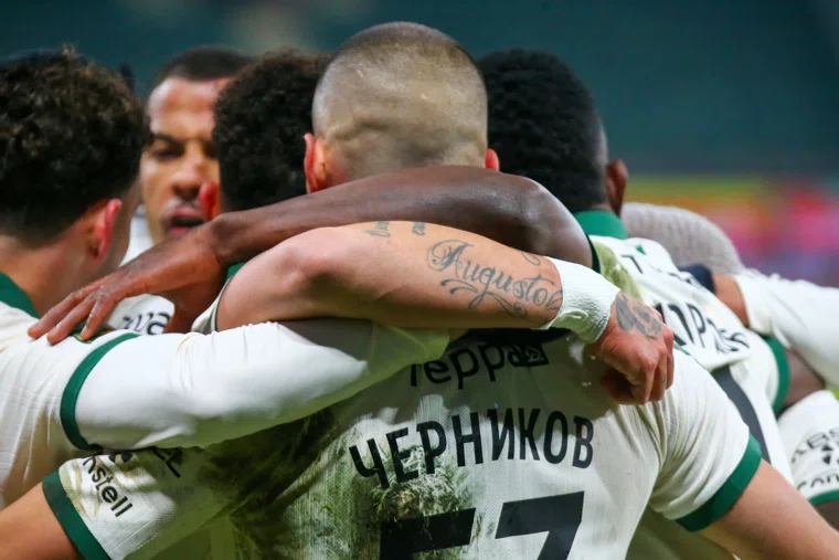 «Краснодар» бурно отметил завоевание первого в истории чемпионства