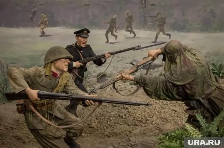 Панорама «Штурм Котонского укрепрайона. Освобождение Южного Сахалина». Одна из работ авторов «Прорыва»