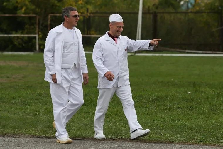 Празднование 25-летнего юбилея мясокомбината "Велес". Курган