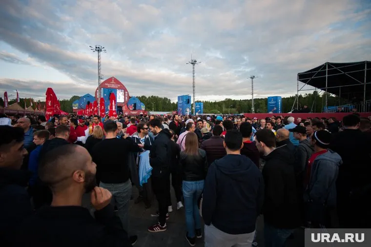 Фан-зона в Екатеринбурге вмещает 17 тысяч человек