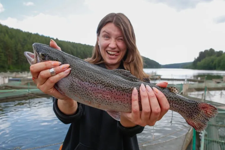 Форелевая ферма на реке Куба. Свердловская область, Михайловск