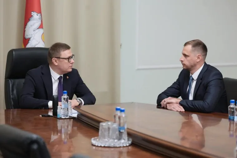 Губернатор Алексей Текслер и новый министр спорта Владимир Иванов
