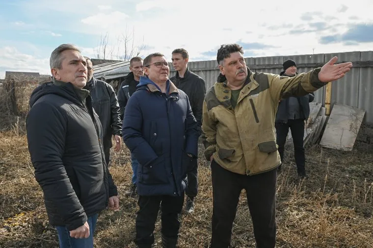 Александр Моор и Владимир Якушев в Казанке. Тюмень