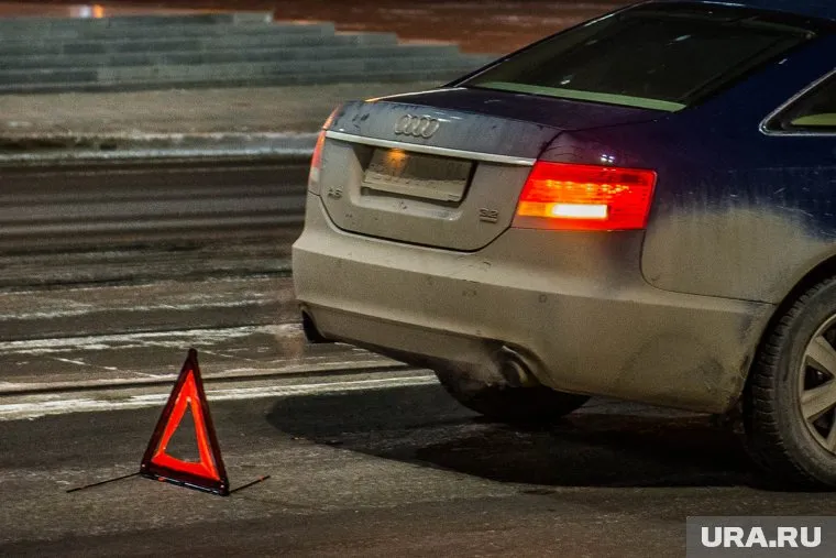 Движение перекрыли из-за аварии на трассе (архивное фото)