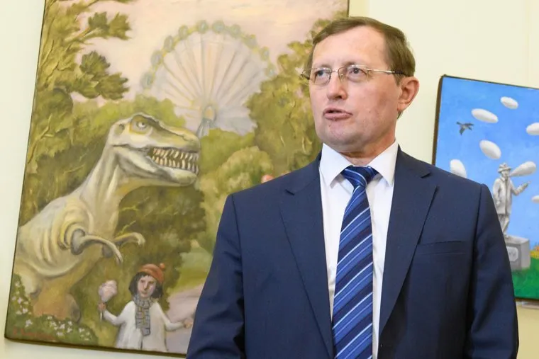 Пресс-подход с участием Валерия Гергиева по Пасхальному фестивалю. Екатеринбург, креков павел, наивное искусство, выставка картин