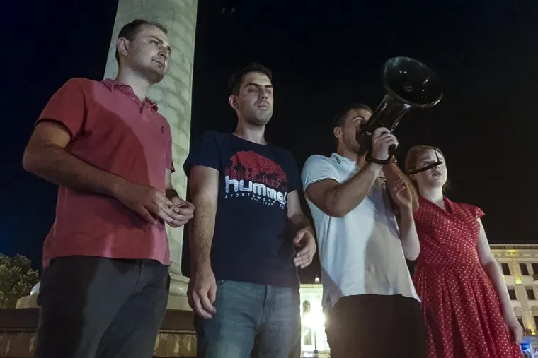 Протесты в Грузии. Тбилиси