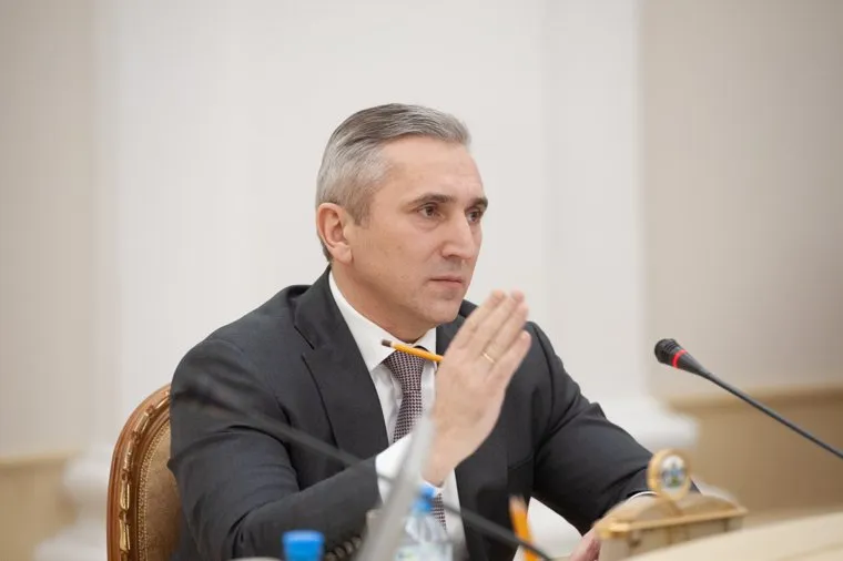 Пресс-кнференция губернатора тюменской области  Александра Моора. Тюмень