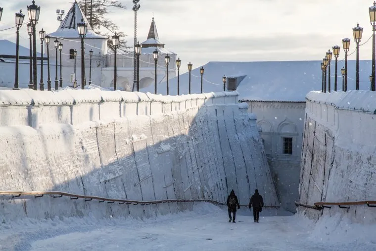 Посад сибирских старожилов и виды города. Тобольск, тобольский кремль