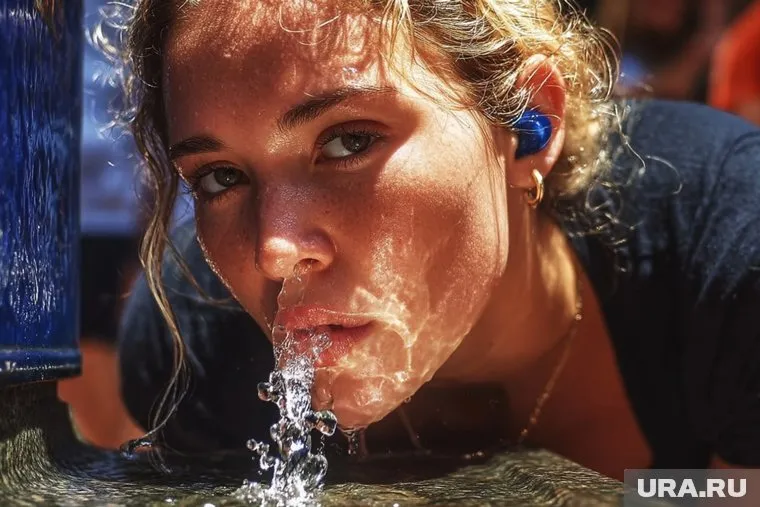 В жару важно пить достаточно жидкости, чтобы избежать обезвоживания