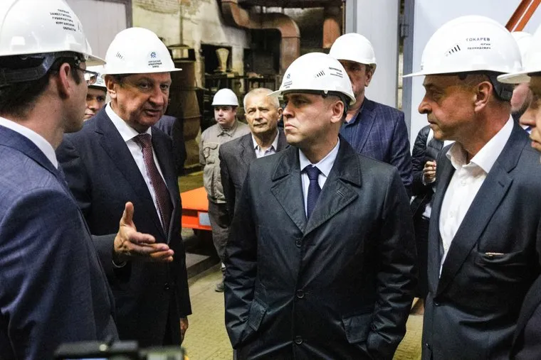 Открытие литейного цеха на Курганском арматурном заводе. Курган