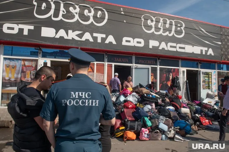 Пожар на пермском рынке уже устранили