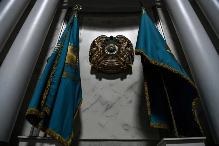 Резиденция президента Казахстана в Алма-Ате после штурма. Алма-Ата, Казахстан