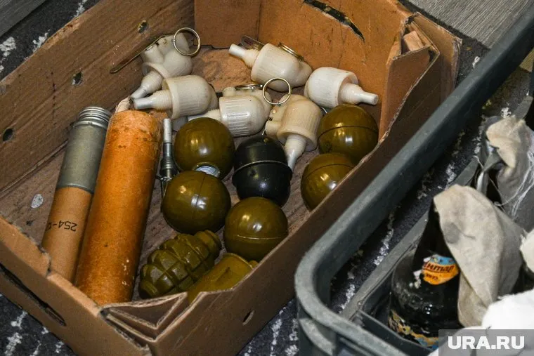 На месте обнаружения гранат работают оперативные службы