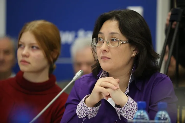 Пресс-конференция ко дню памяти дятловцев. Екатеринбург, варсегова наталья