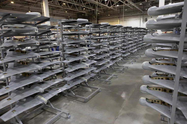 Целью удара также стали предприятия, где осуществлялся беспилотников