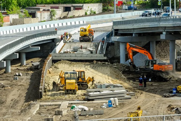 Открытие дорожной развязки по улице Братьев Кашириных. Челябинск