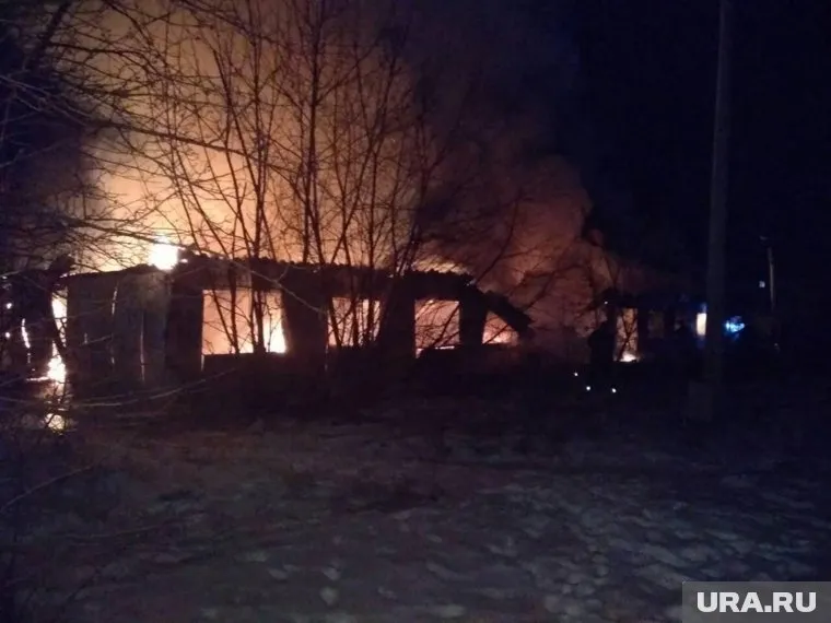 Горел барак на 14 комнат