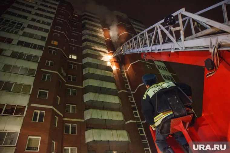 Пожар произошел в жилом доме (архивное фото)
