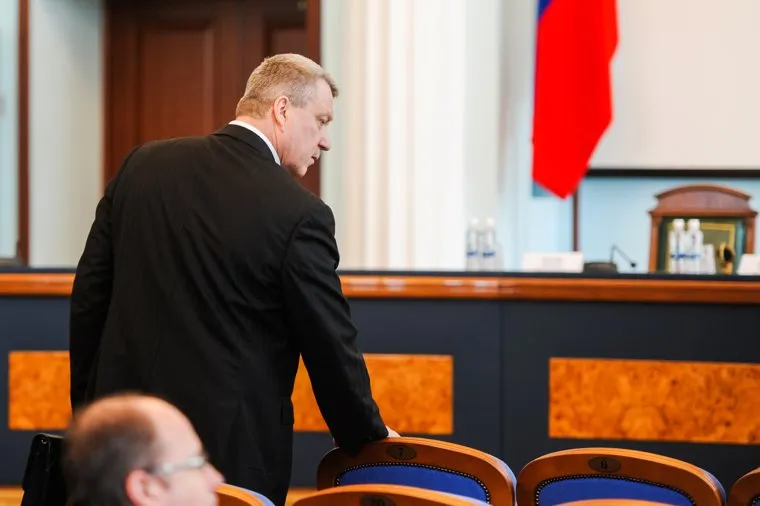 Представление врио губернатора Алексея Текслера полпредом Николаем Цукановым. Челябинск
