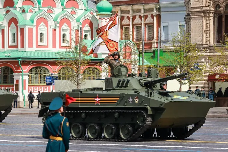 Парад Победы на Красной площади в Москве. Москва