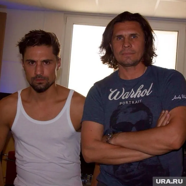 Александр Лунев (справа) написал песню, с которой Дима Билан (слева) в 2006 году занял второе место на «Евровидении»