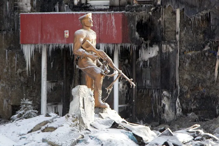 Последствия пожара в общежитие. Олимпийская, 4. Тюмень., пожар, олимпийская улица