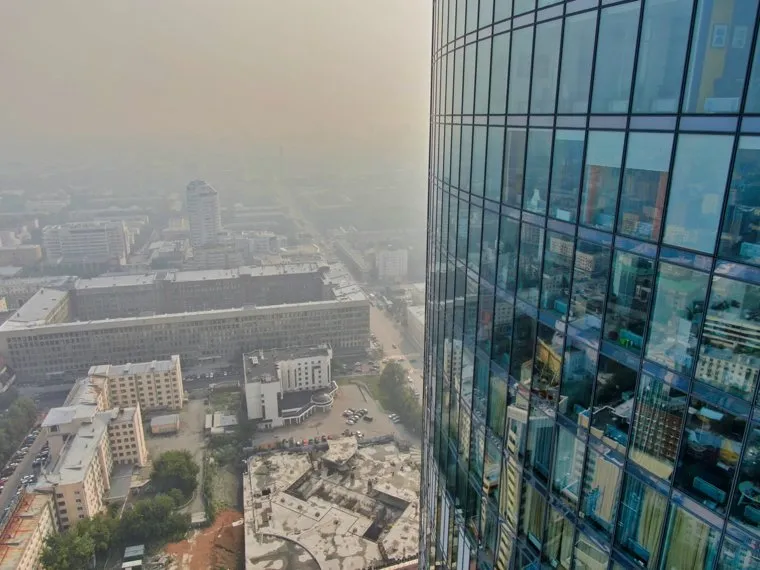 Виды Екатеринбурга с квадрокоптера. Екатеринбург