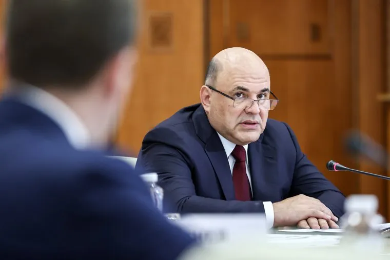 Михаил Мишустин во время посещения Якустка. Якутск