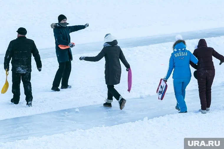В Кыштыме запретили горки в ледовом городке