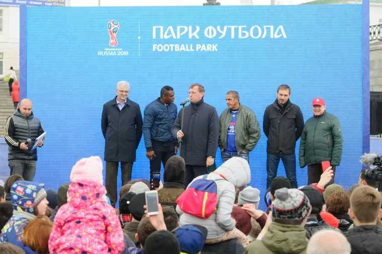 Открытие футбольного парка в Историческом сквере Екатеринбурга