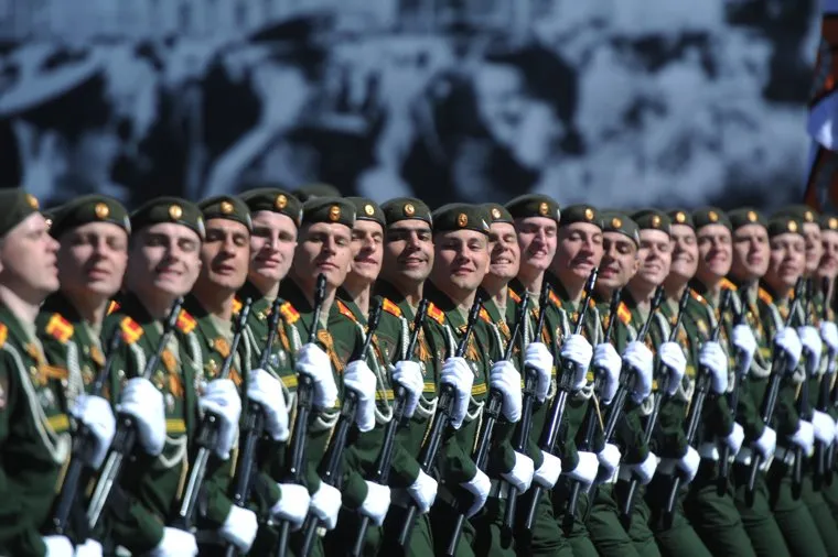 Генеральная репетиция парада на Красной площади. Москва