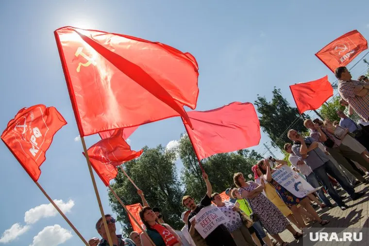 Митинги коммунистов также оказались немногочисленными