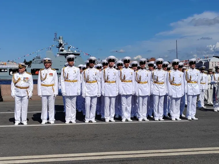 Празднование Дня ВМФ. Санкт-Петербург