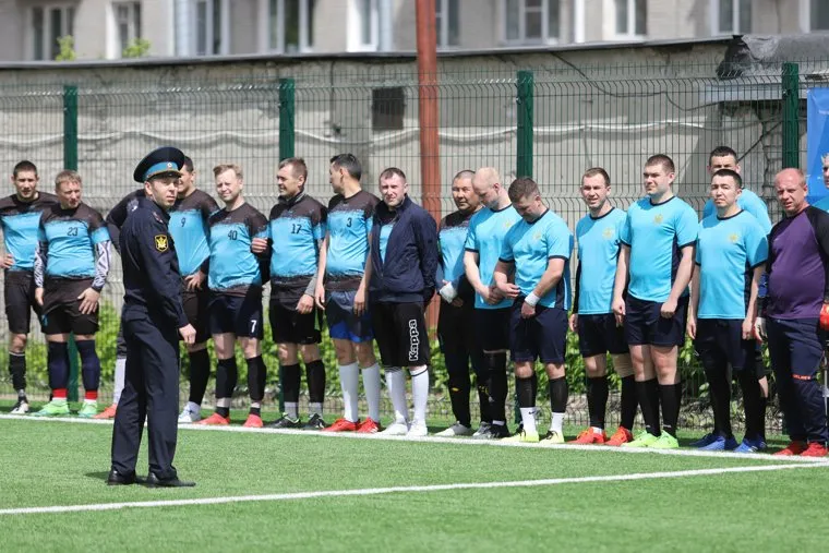 Товарищеский матч по мини-футболу между сотрудниками УФСИН и Росгвардии. Курган