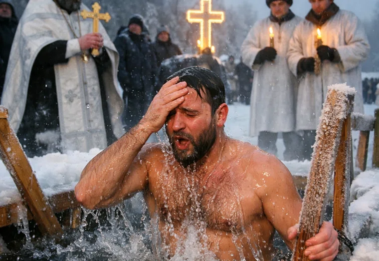 Крещение отмечают в России в середине января