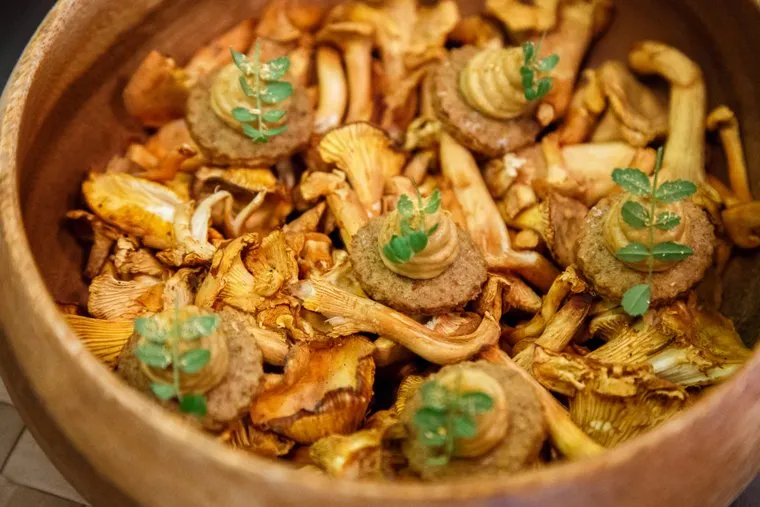 Презентация нового меню ресторана Monk - блюда с лисичками. Екатеринбург