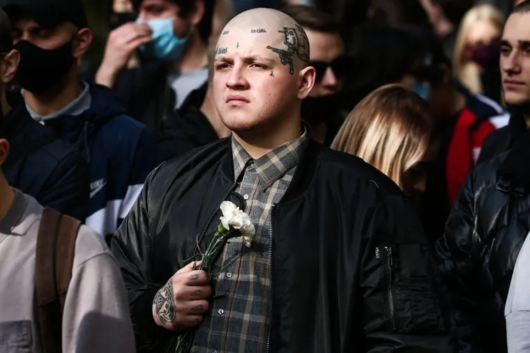 Прощание с Максимом Марцинкевичем. Москва