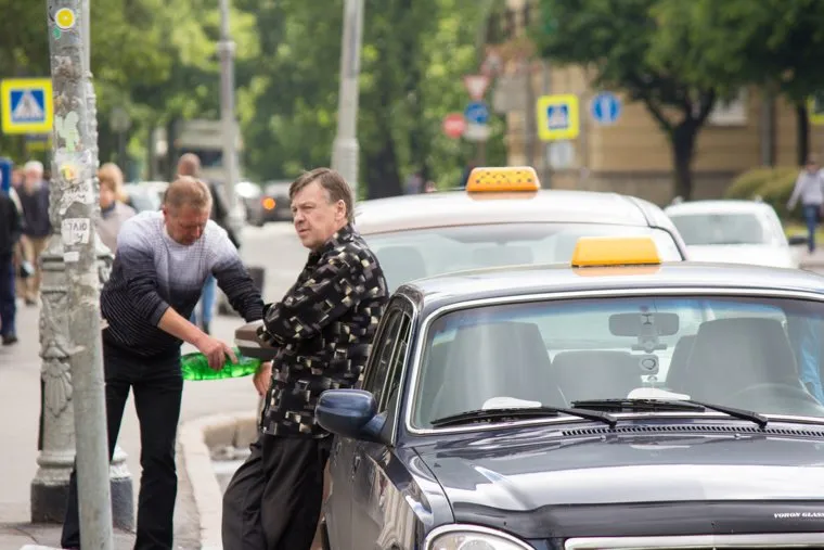 Клипарт.Санкт-Петербург, такси, бомбилы
