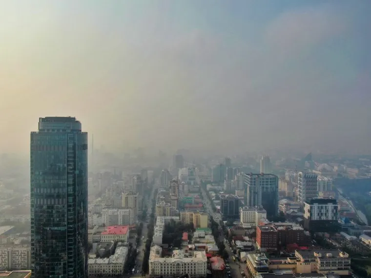 Виды Екатеринбурга с квадрокоптера. Екатеринбург