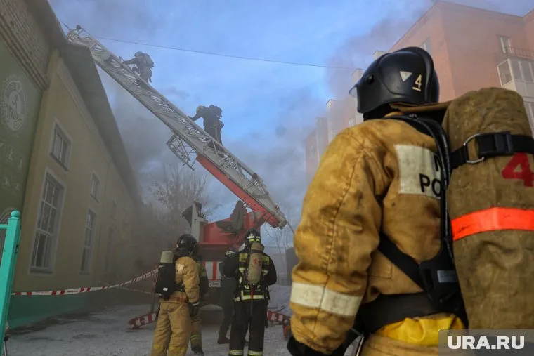 К месту происшествия стянули 14 пожарных (архивное фото)