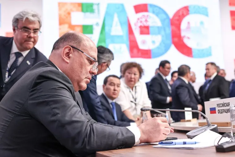 Михаил Мишустин на саммите ЕАЭС. Сочи