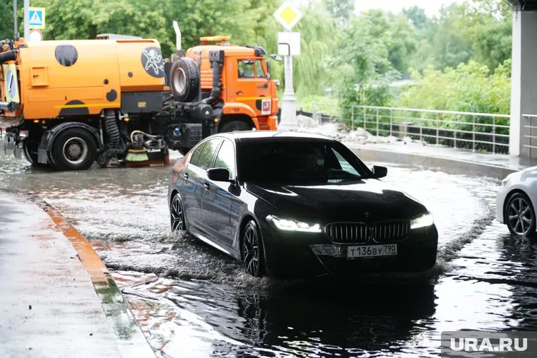 В Москве снова проходят сильные ливни
