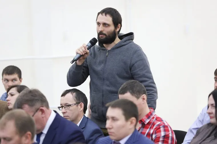 Встреча предпринимателей с врио губернатора Вадимом Шумковым. Курган, участники встречи