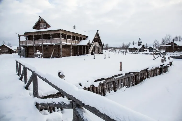 Посад сибирских старожилов и виды города. Тобольск, Посад сибирских старожилов