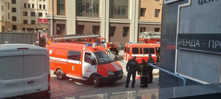 Пожар в БД "Павловский в Челябинске