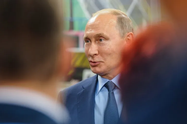 Визит Президента РФ Владимира Путина на открытие Аглофабрики ММК. Челябинская область