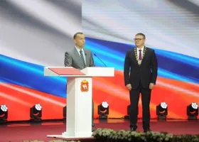 Губернатор Шумков приехал на инаугурацию к Текслеру