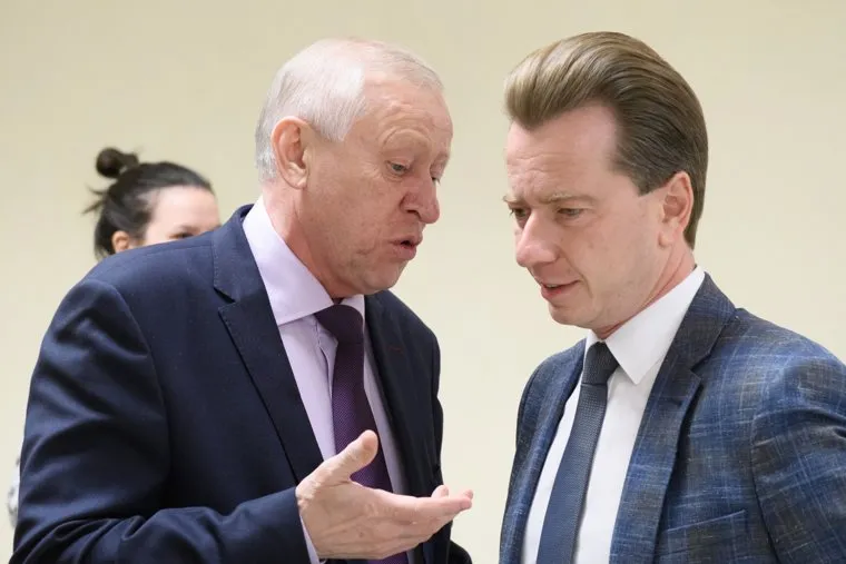 Совещание в полпредстве с главами регионов УрФО по экологии. Екатеринбург, тефтелев евгений, бурматов владимир