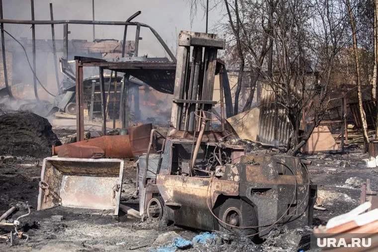 В результате масштабных пожаров в Курганской области сгорело более 5000 строений